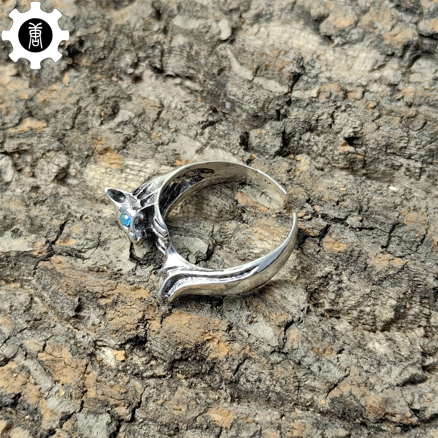 Alloy Silvercat Ring Open Ring Cool Gift