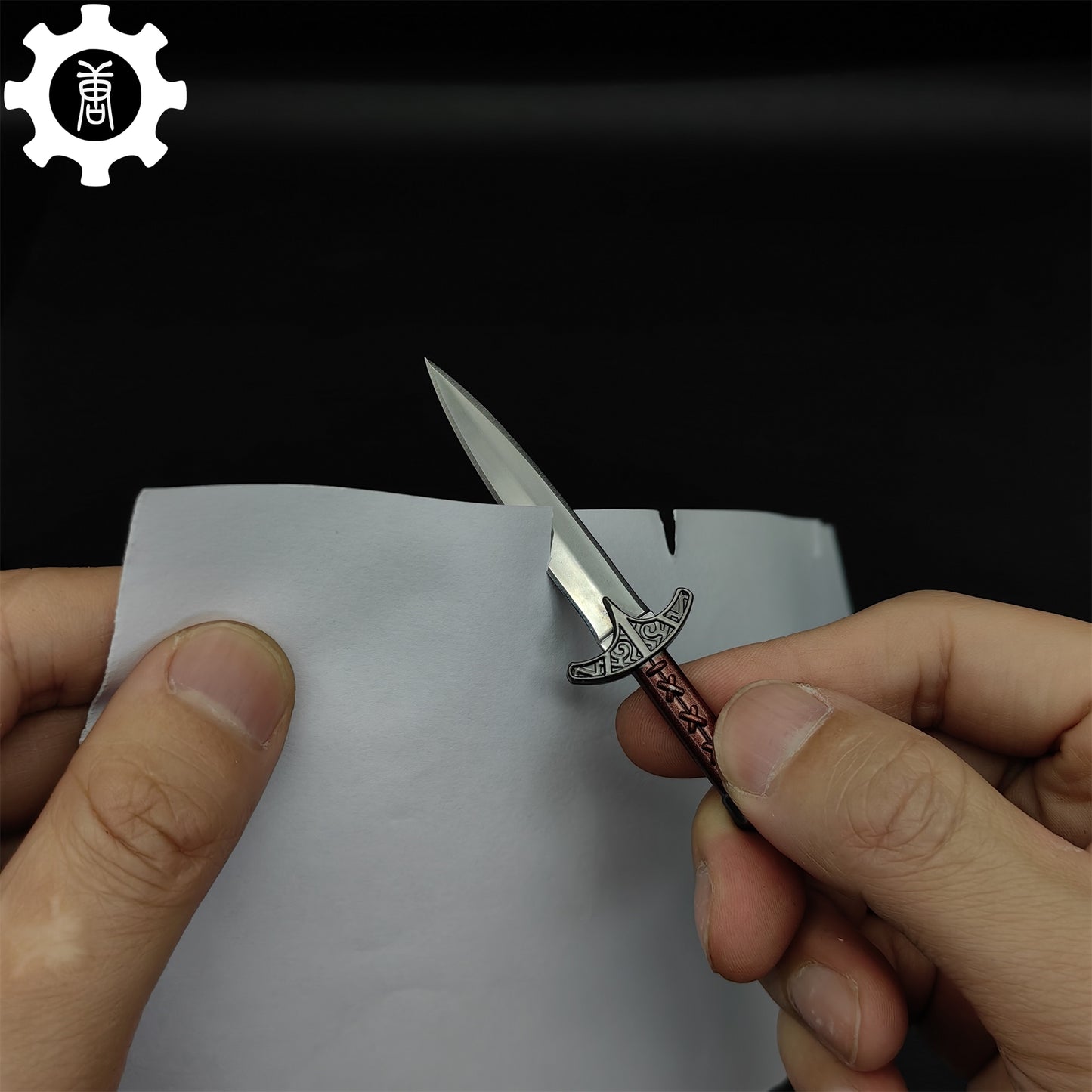 Skyrim Steel Dagger Mini Metal Replica EDC Knife