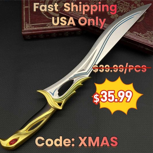 Metal Life Size Sovereign Knife Blunt Replica USA Only