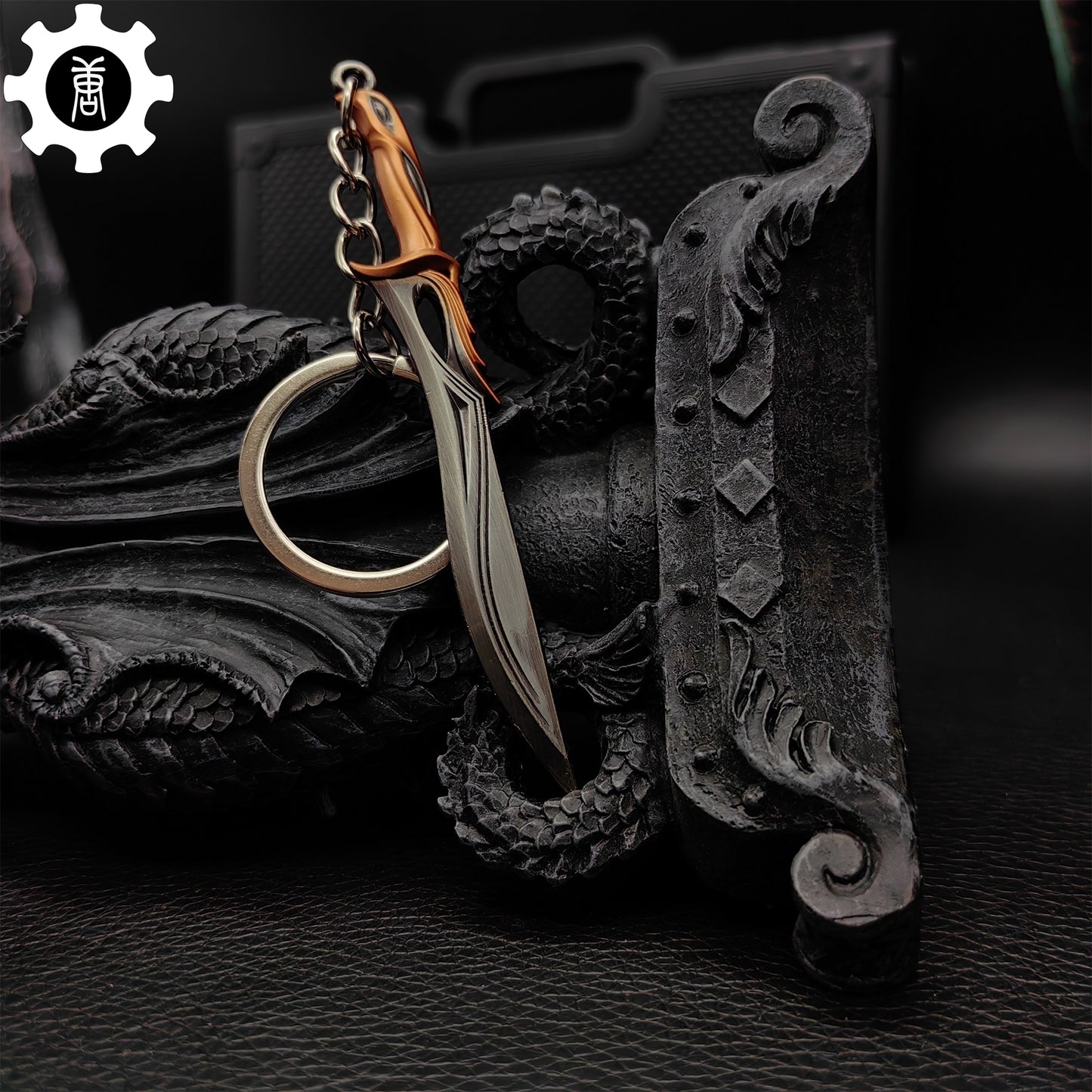 Mini Sovereign Sword Metal Keychain