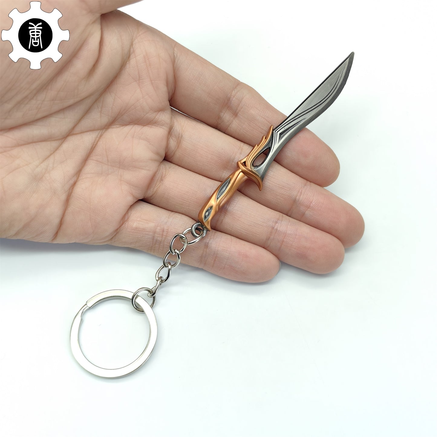 Mini Sovereign Sword Metal Keychain