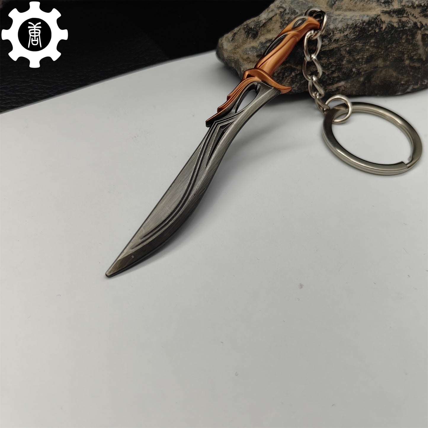 Mini Sovereign Sword Metal Keychain