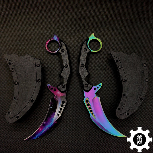 Rainbow Galaxy Tactical Talon Knife 2 In 1 Pack