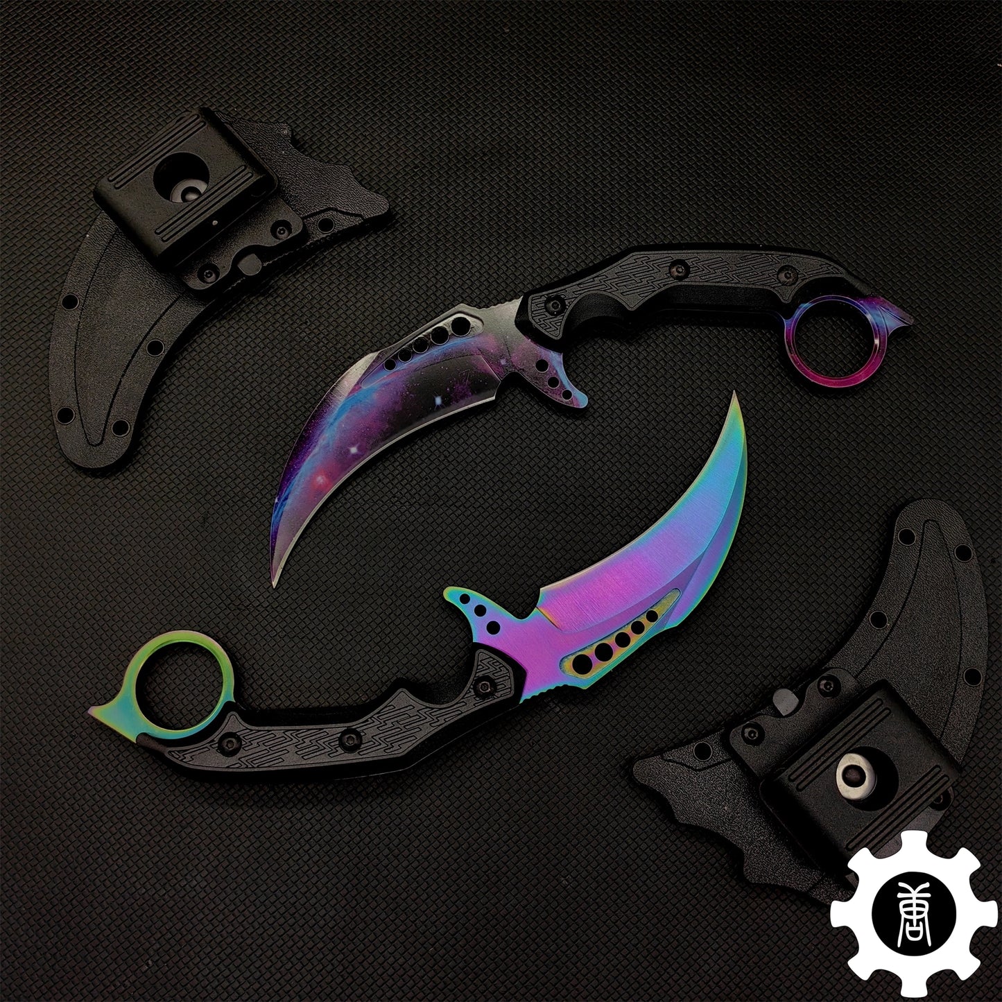 Rainbow Galaxy Tactical Talon Knife 2 In 1 Pack