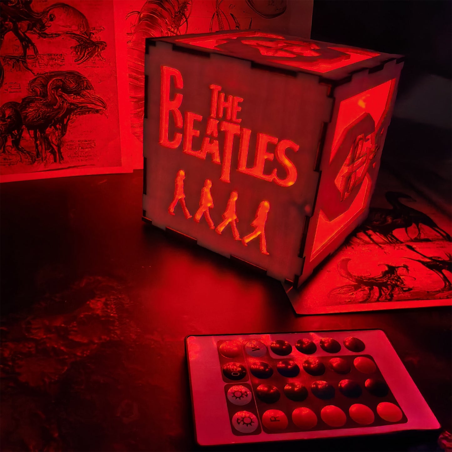 The Beatles Inspired Night Light Room Decor