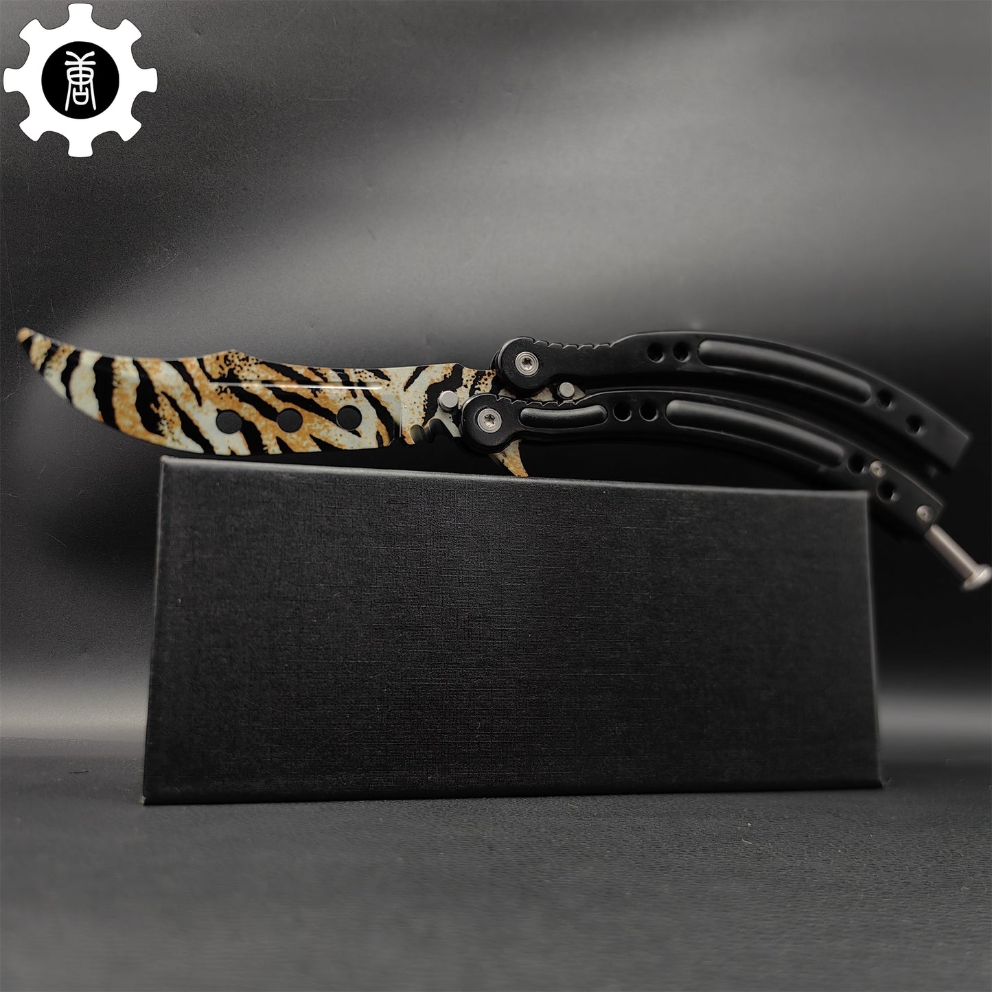 Tiger Tooth Balisong Stainless Steel Butterfly Knife