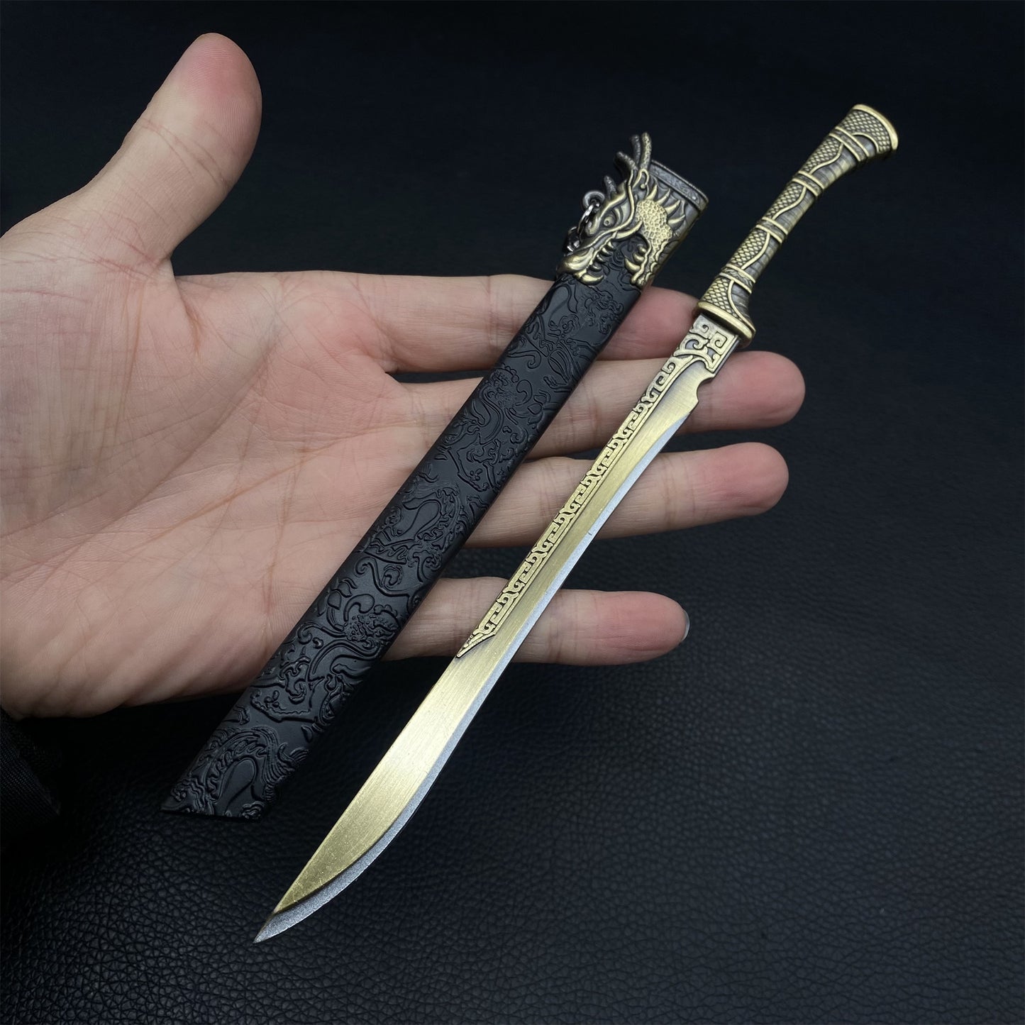 Chiense Dragon Tiger Sword Metal Replica