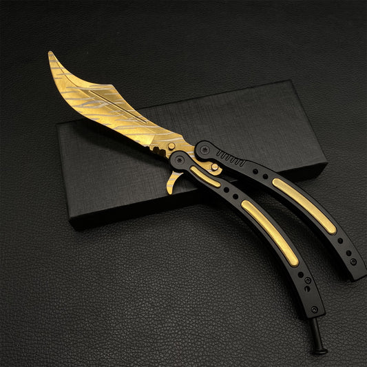 Game Tiger Tooth Balisong Butterfly Knife