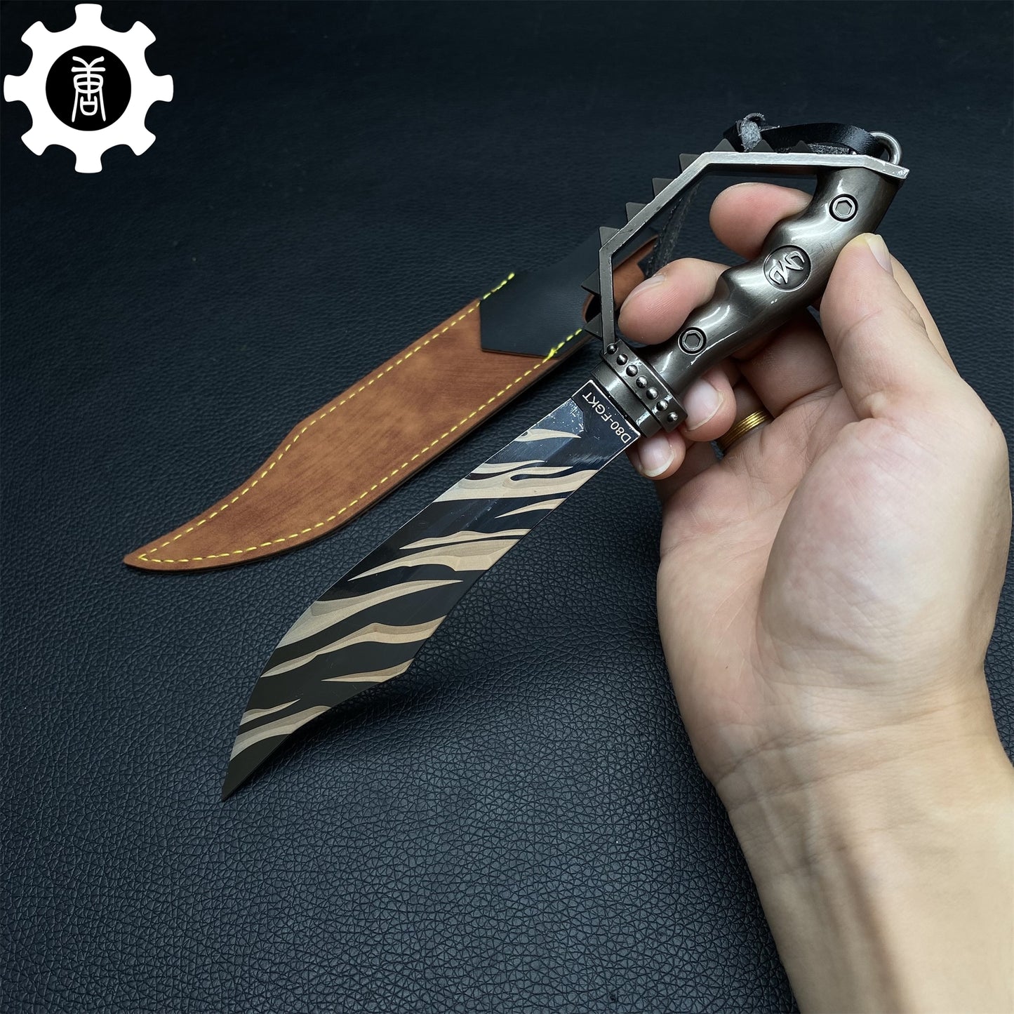 Tiger Tooth Dagger Metal Prop