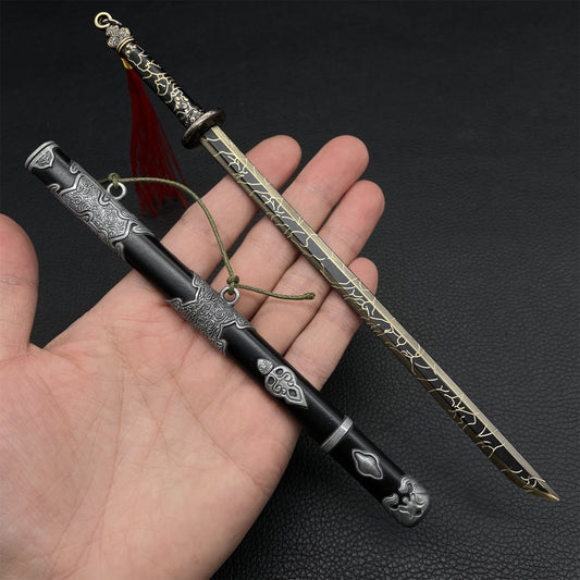 Alloy Black Myth: Wukong Tiger Vanguard Red Copper Sword Replica