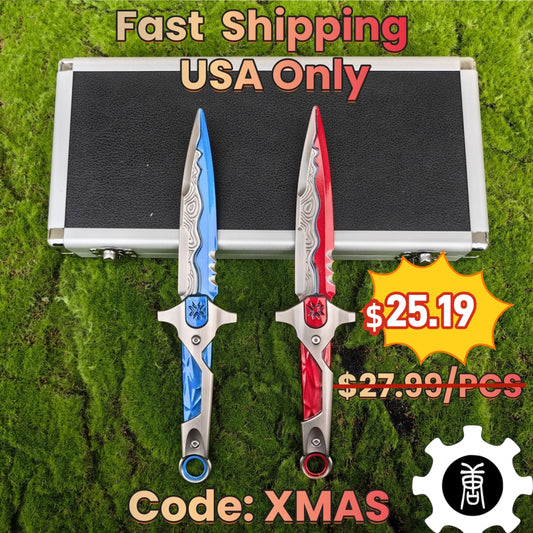 VCT Knife Metal Replica Blunt Blade Gift Box USA Stock