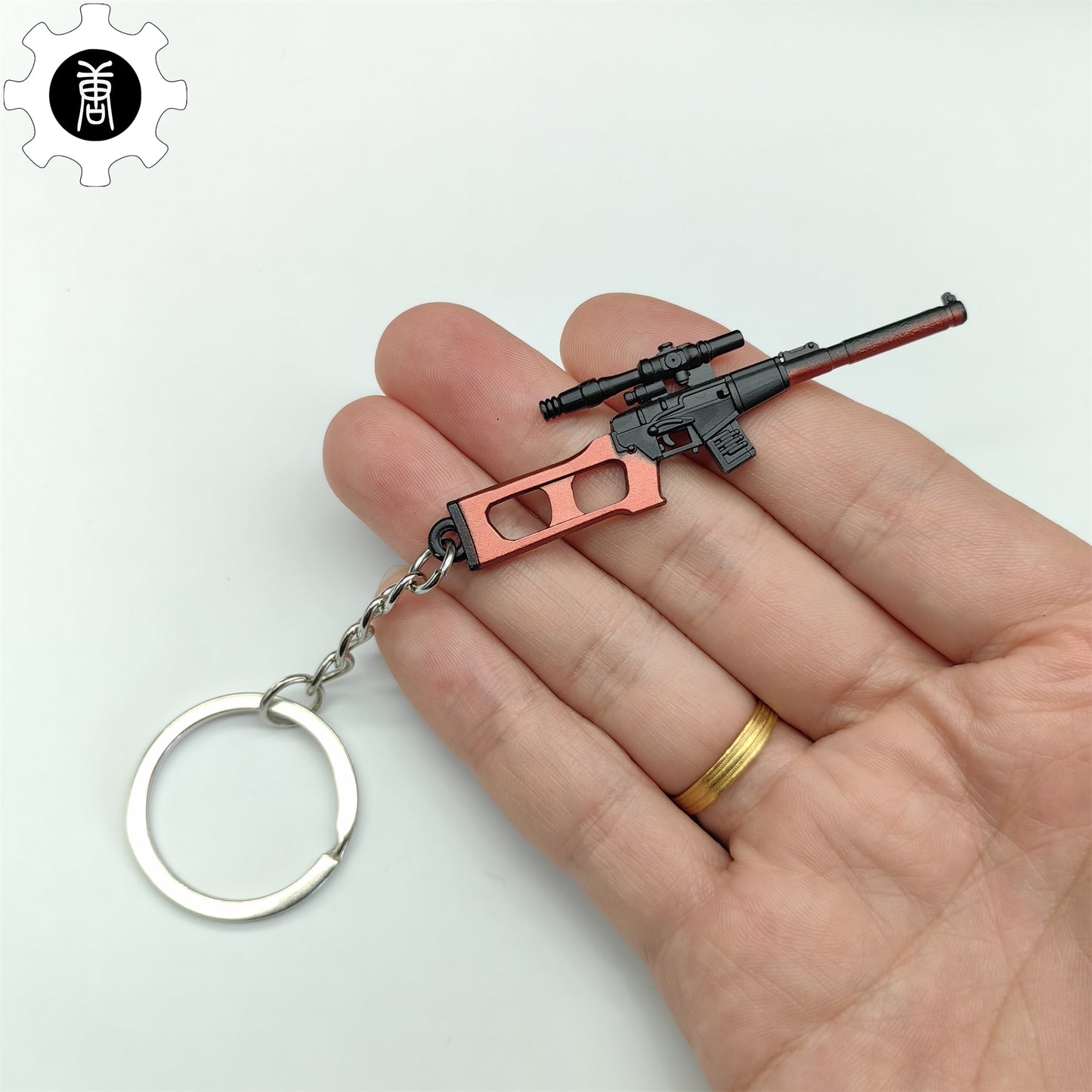 Mini VSS Sniper Rifle Metal Keychain