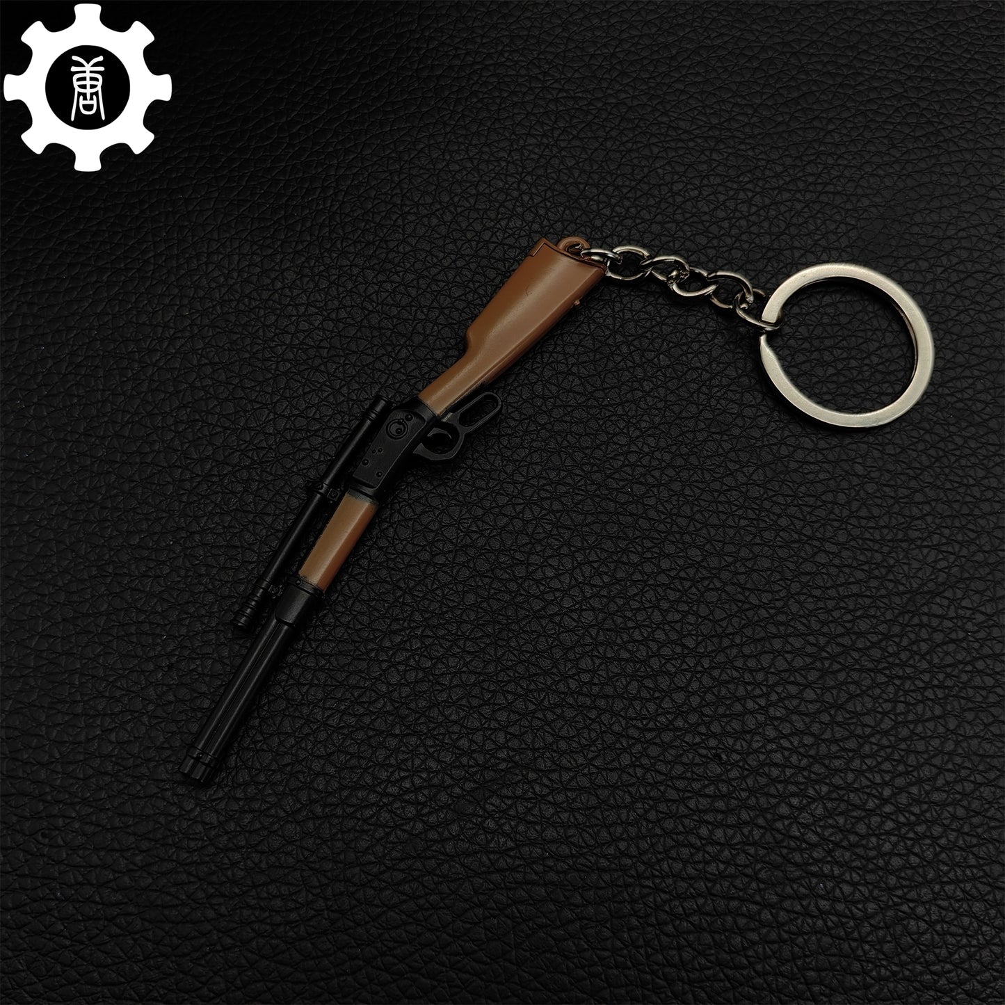 Tiny Winchester 1894 W94 Sniper Rifle Keychain Metal Pendant