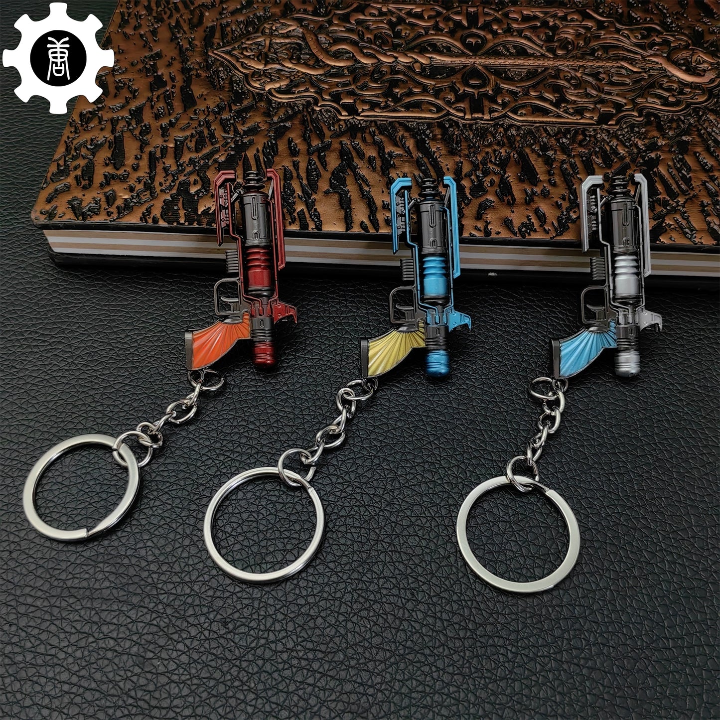 Wingman Revolver Keychain Mini Metal Replica 