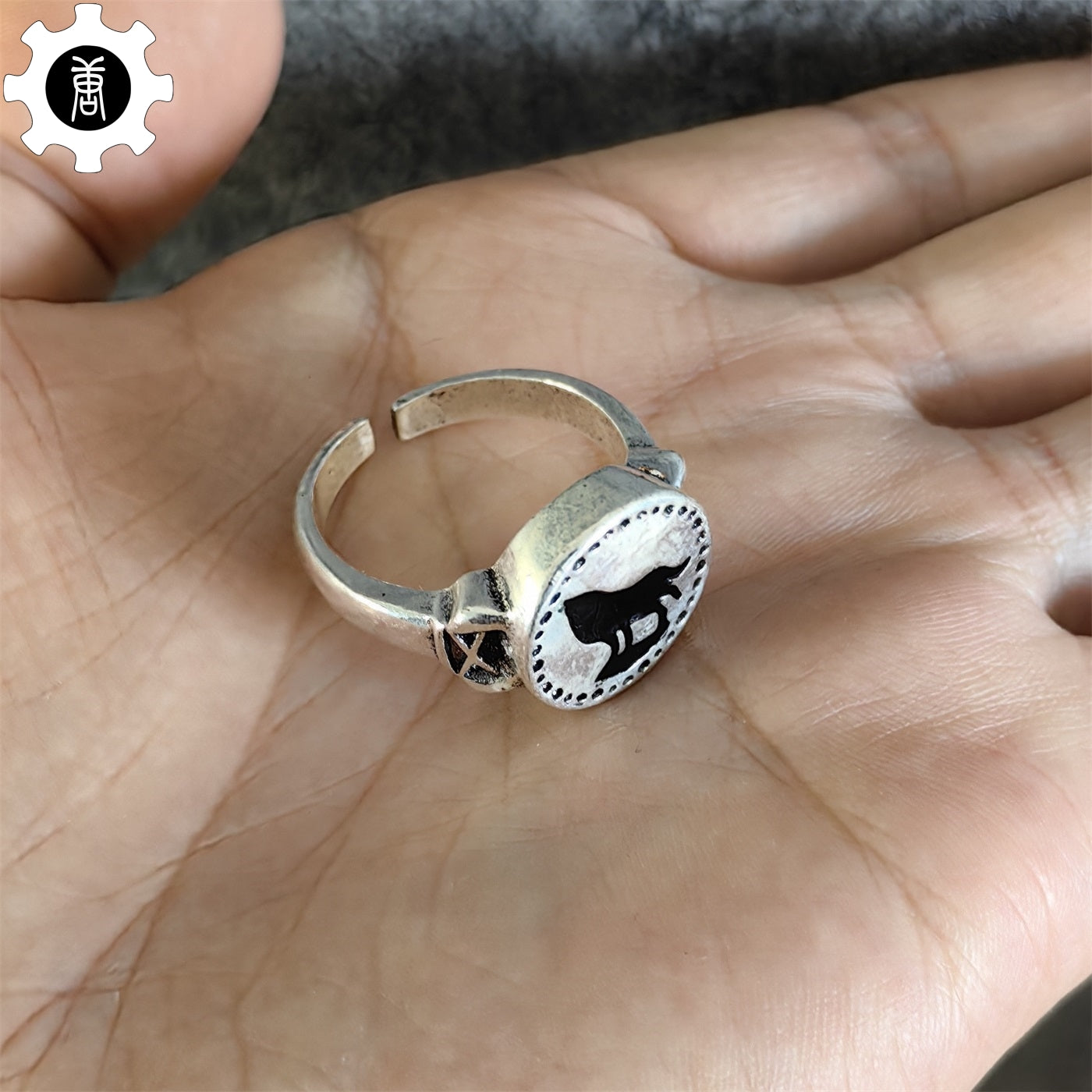 Wolf Ring Open Ring