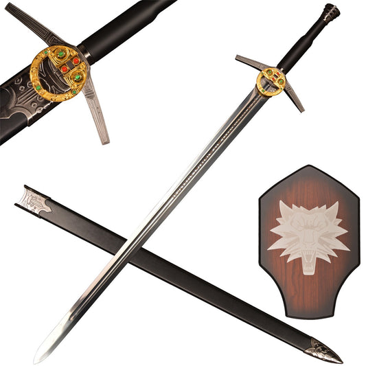 Geralt Western Sword Life-size Cosplay Prop Metal Replica