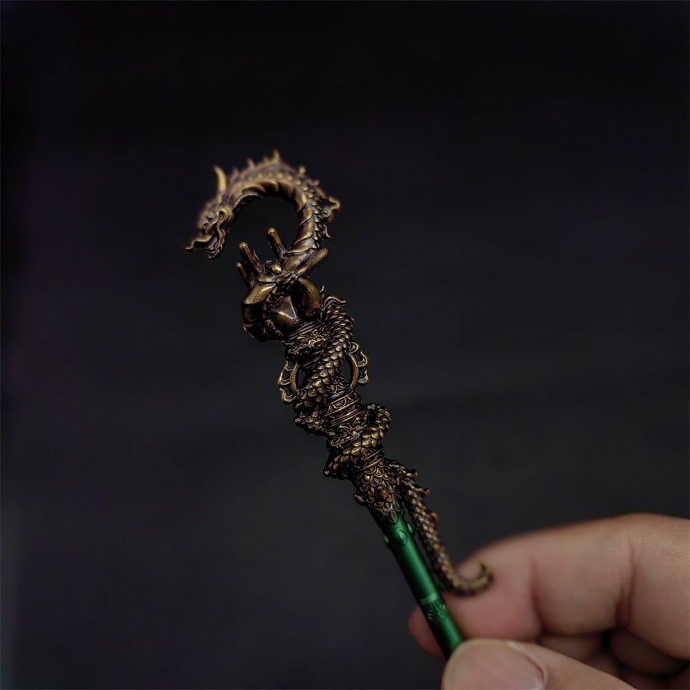 Black Wukong JinGuBang Willow Wood Golden Loong Chitin Loongwreath Bronze Cloud Staffs Golden Hoop7 in 1 Gift Box