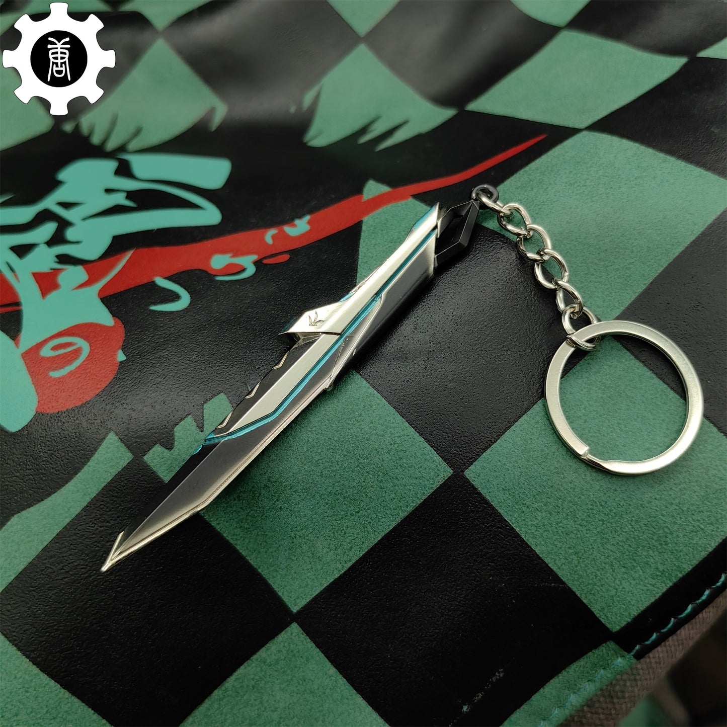 Mini XERØFANG Knife Tiny KeyChain Metal Pendant