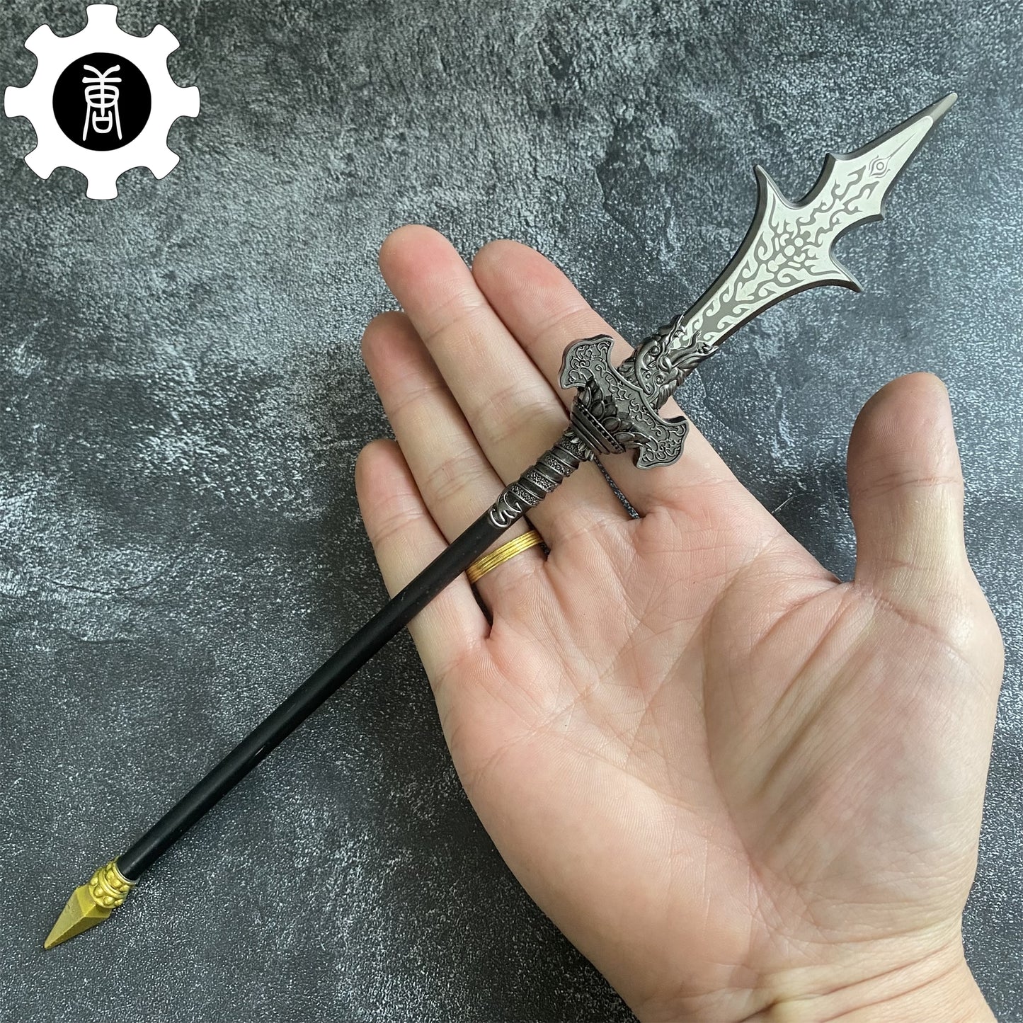 Black Myth: Wukong Yangjian Trident Spear Weapon Replica 25CM/9.9"