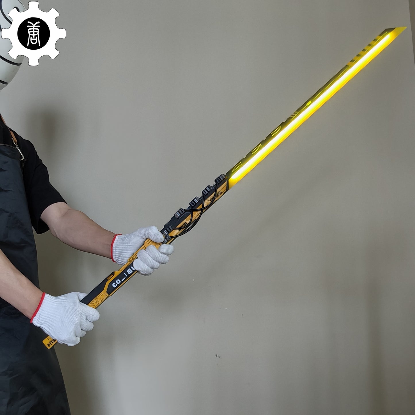 Yellow Izanami Katana High-End Game Cosplay Prop