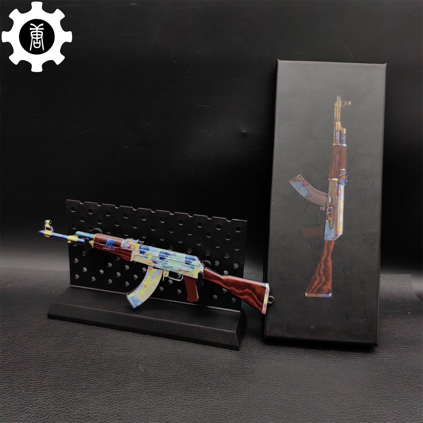 AK47 Neon Rider Case Hardened AK47 Vulcan Metal Gun Model