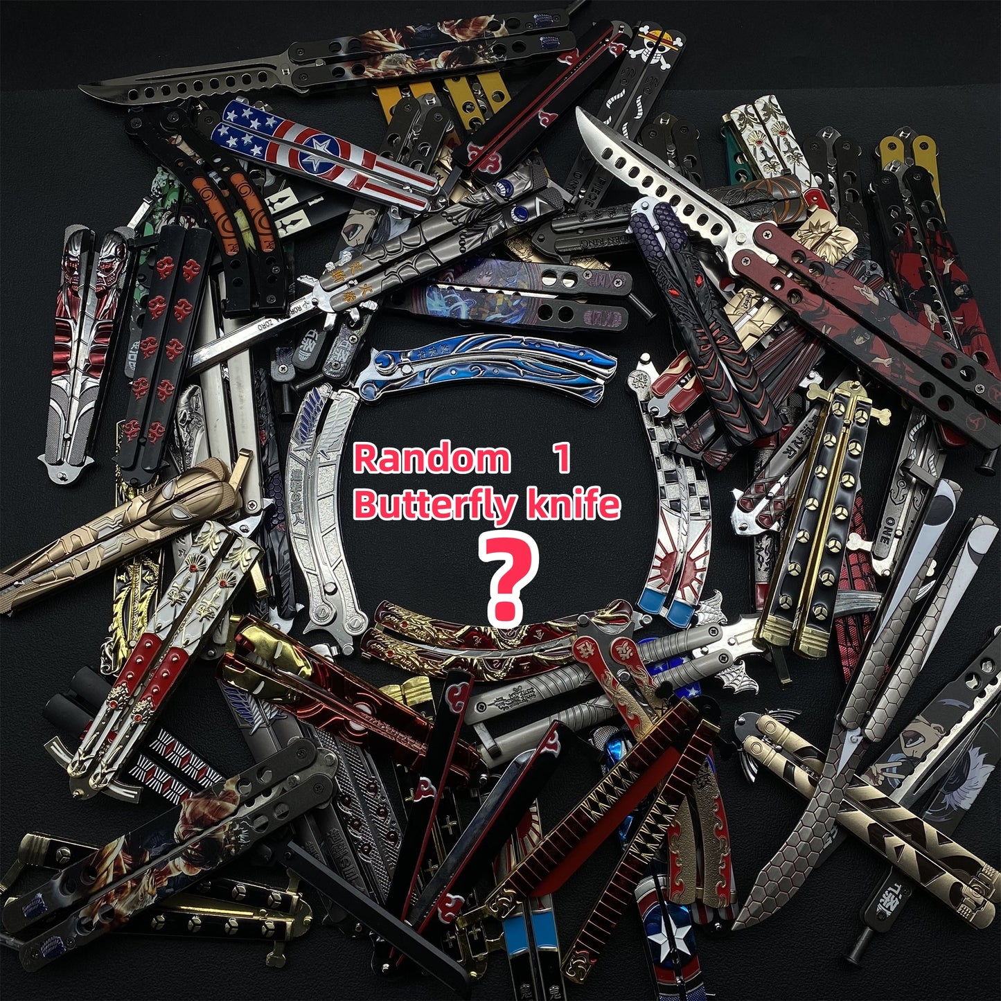 Mystery Surprise Butterfly Knife Random 1 PC