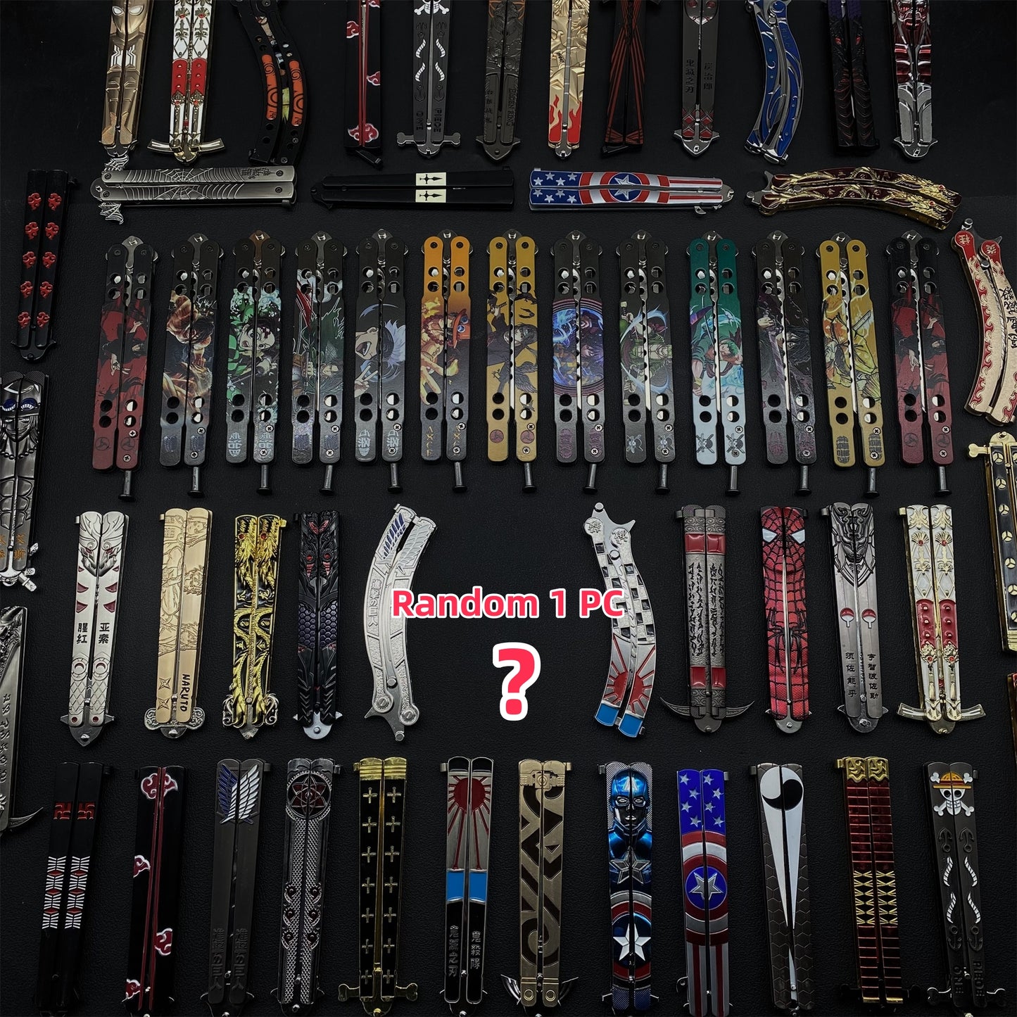 Mystery Surprise Butterfly Knife Random 1 PC