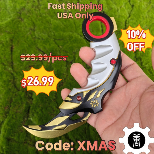 Champion Karambit Knife Metal Replica USA Stock