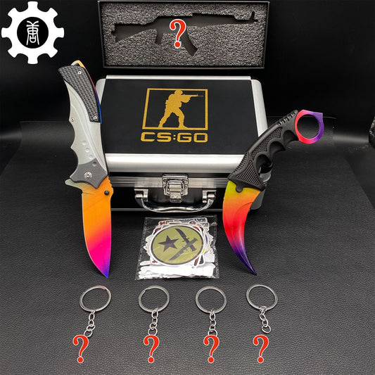 Fade Skin Nomad Knife & Karambit & Stickers & Keychains & AK With Case