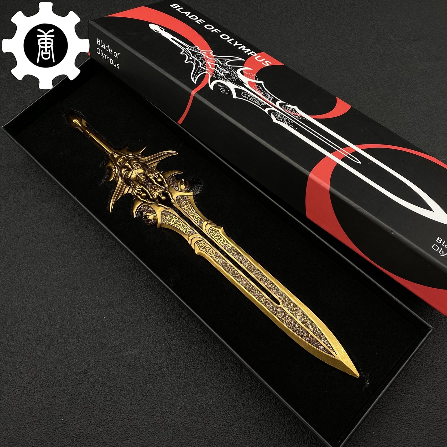 GOW Blade Of Olympus Replica11.8" Metal Desk Display Art