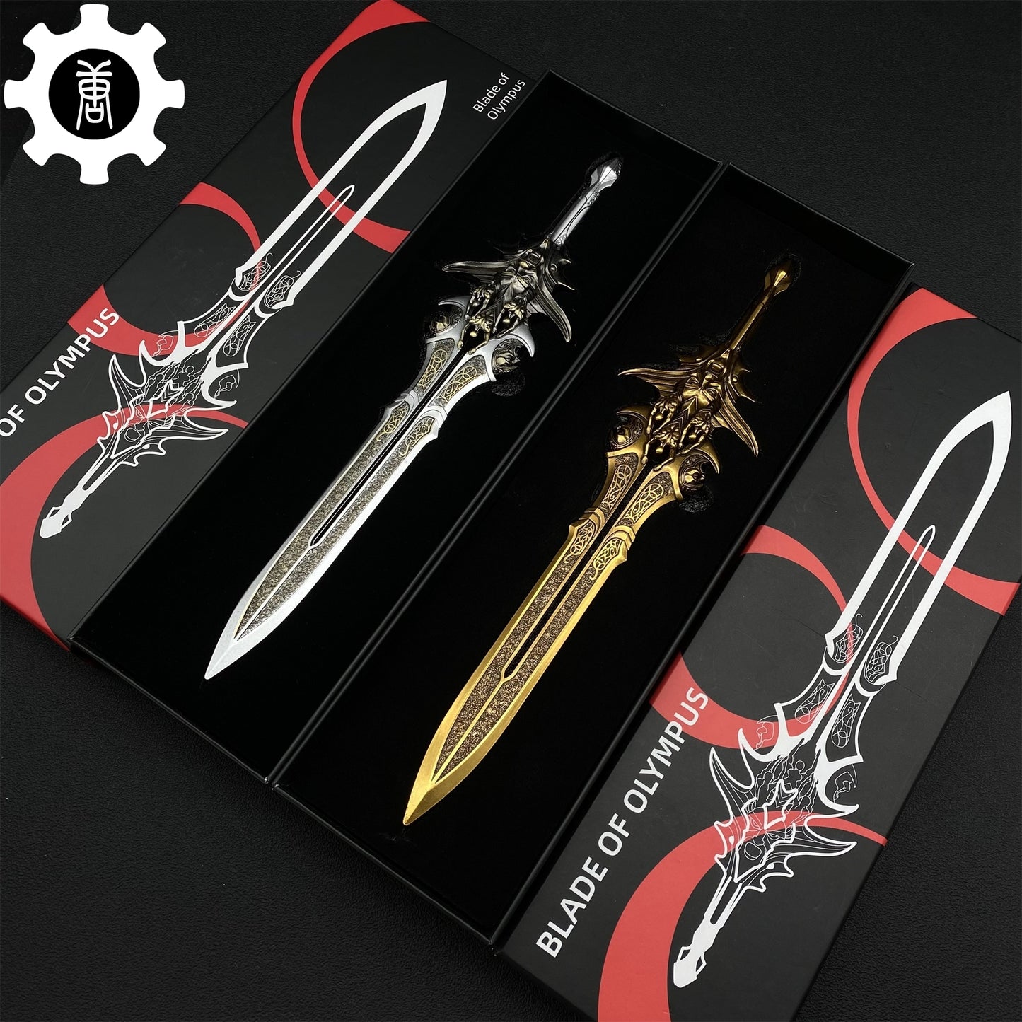 GOW Blade Of Olympus Replica11.8" Metal Desk Display Art