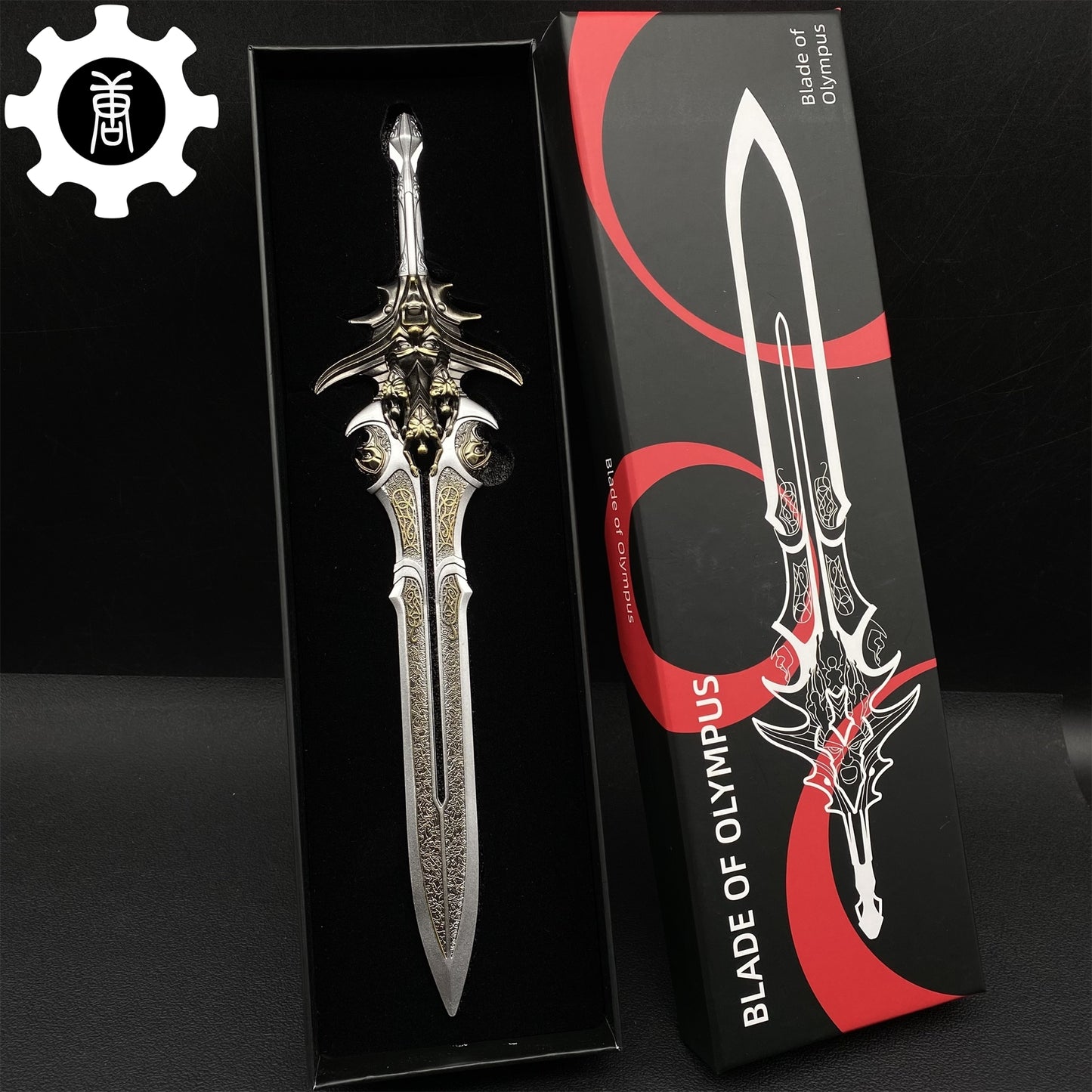 GOW Blade Of Olympus Replica11.8" Metal Desk Display Art