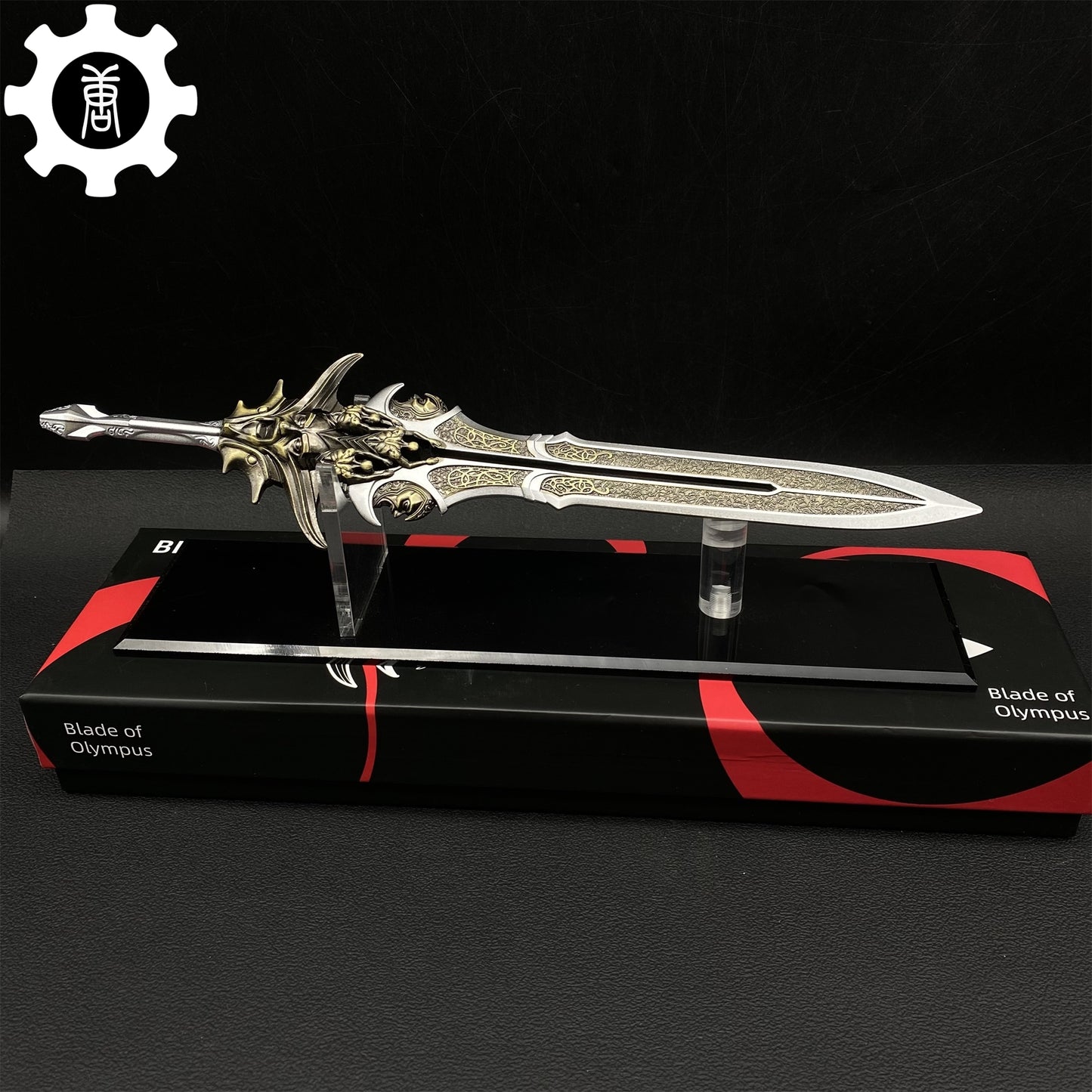 GOW Blade Of Olympus Replica11.8" Metal Desk Display Art