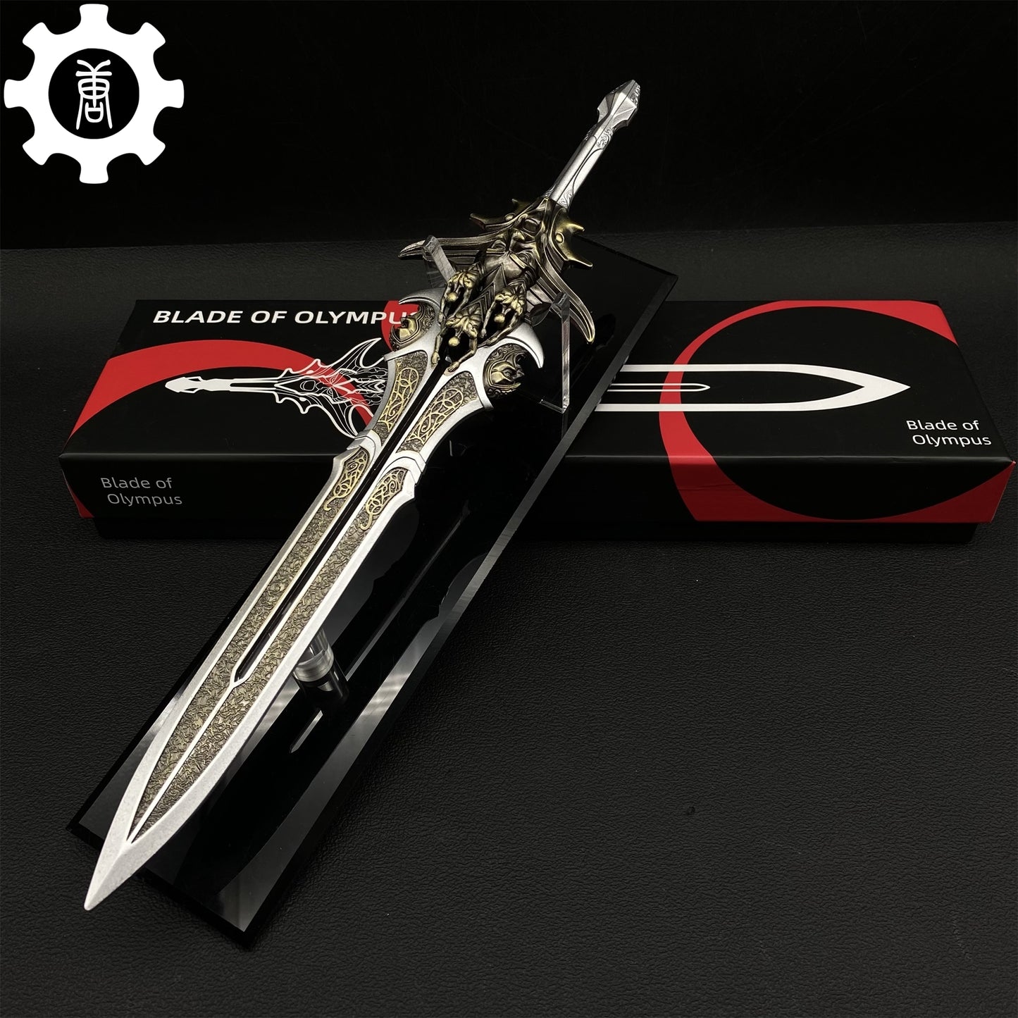 GOW Blade Of Olympus Replica11.8" Metal Desk Display Art