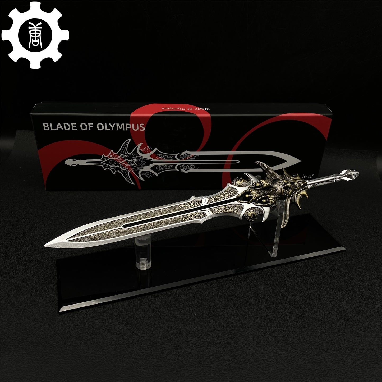 GOW Blade Of Olympus Replica11.8" Metal Desk Display Art