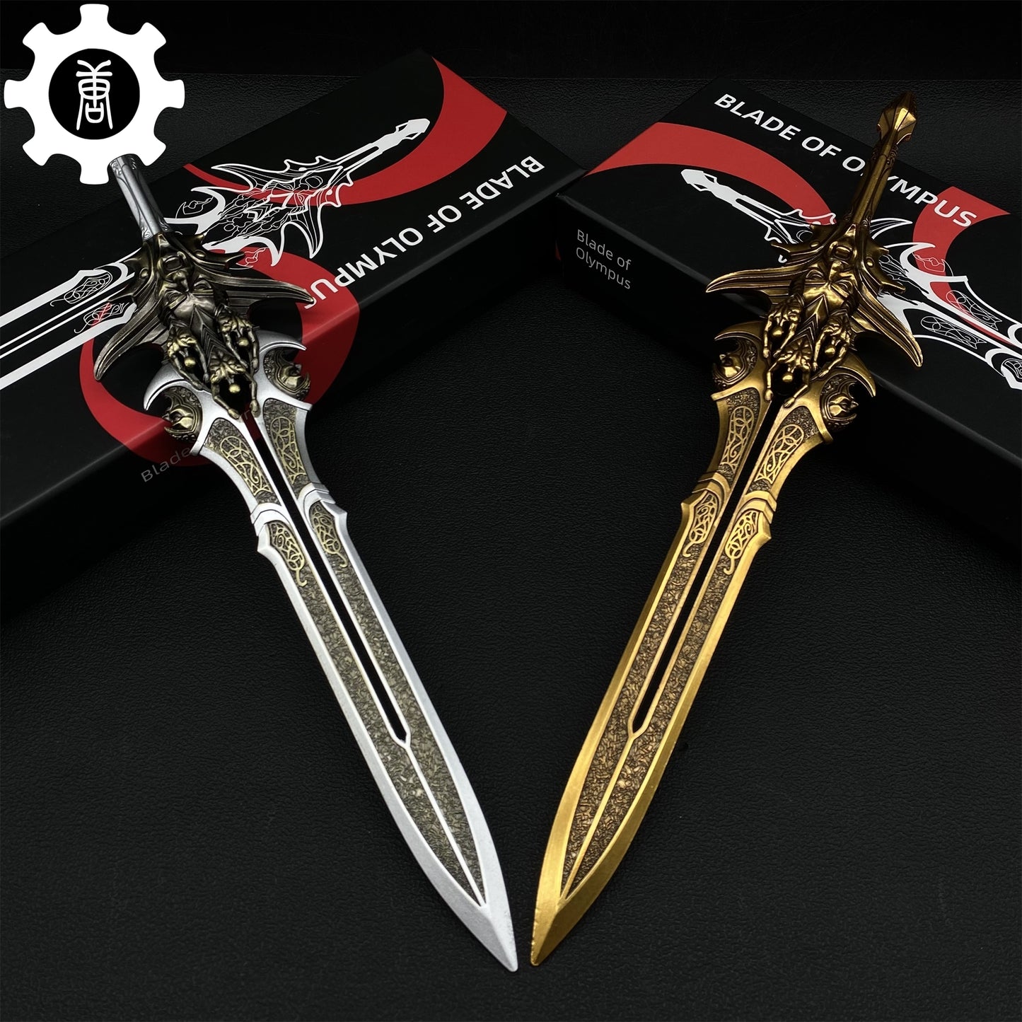 GOW Blade Of Olympus Replica11.8" Metal Desk Display Art