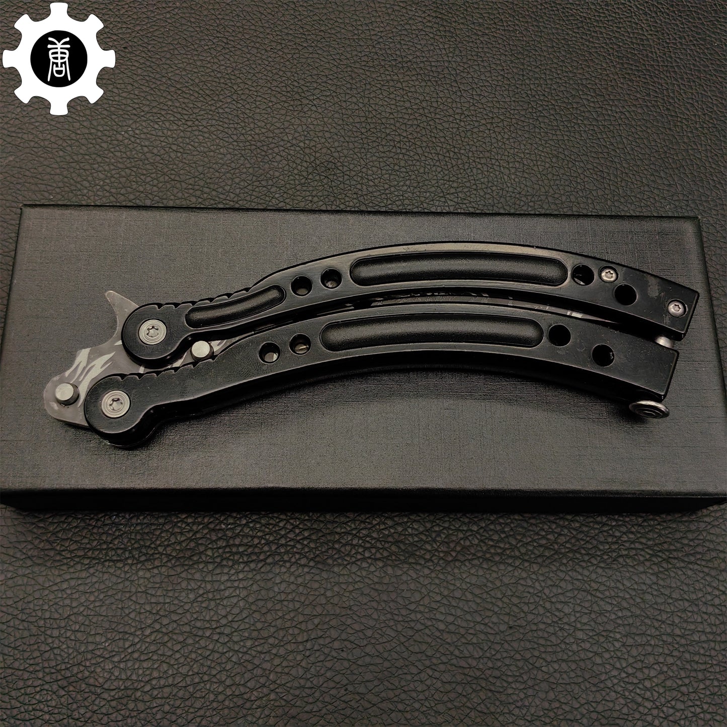 Howl Balisong Metal Butterfly Knife Game Prop