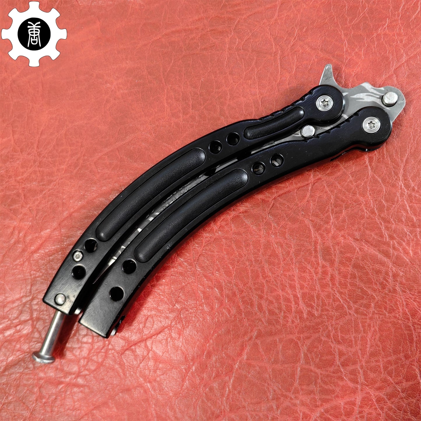 Howl Balisong Metal Butterfly Knife Game Prop