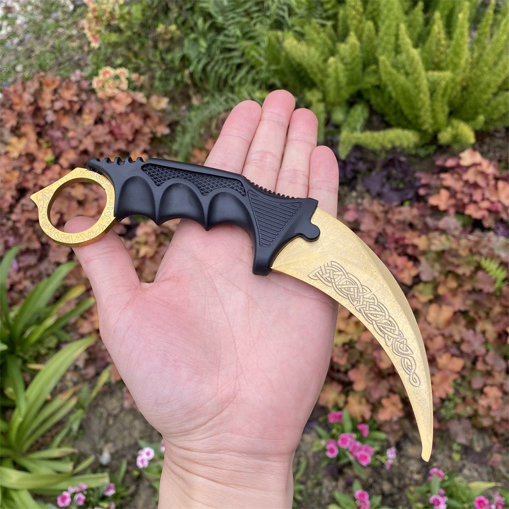 Global Offensive Game Balisong Karambit Blunt Blade Trainer Replica