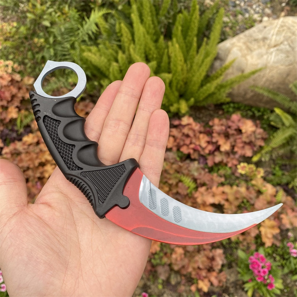 Global Offensive Game Balisong Karambit Blunt Blade Trainer Replica