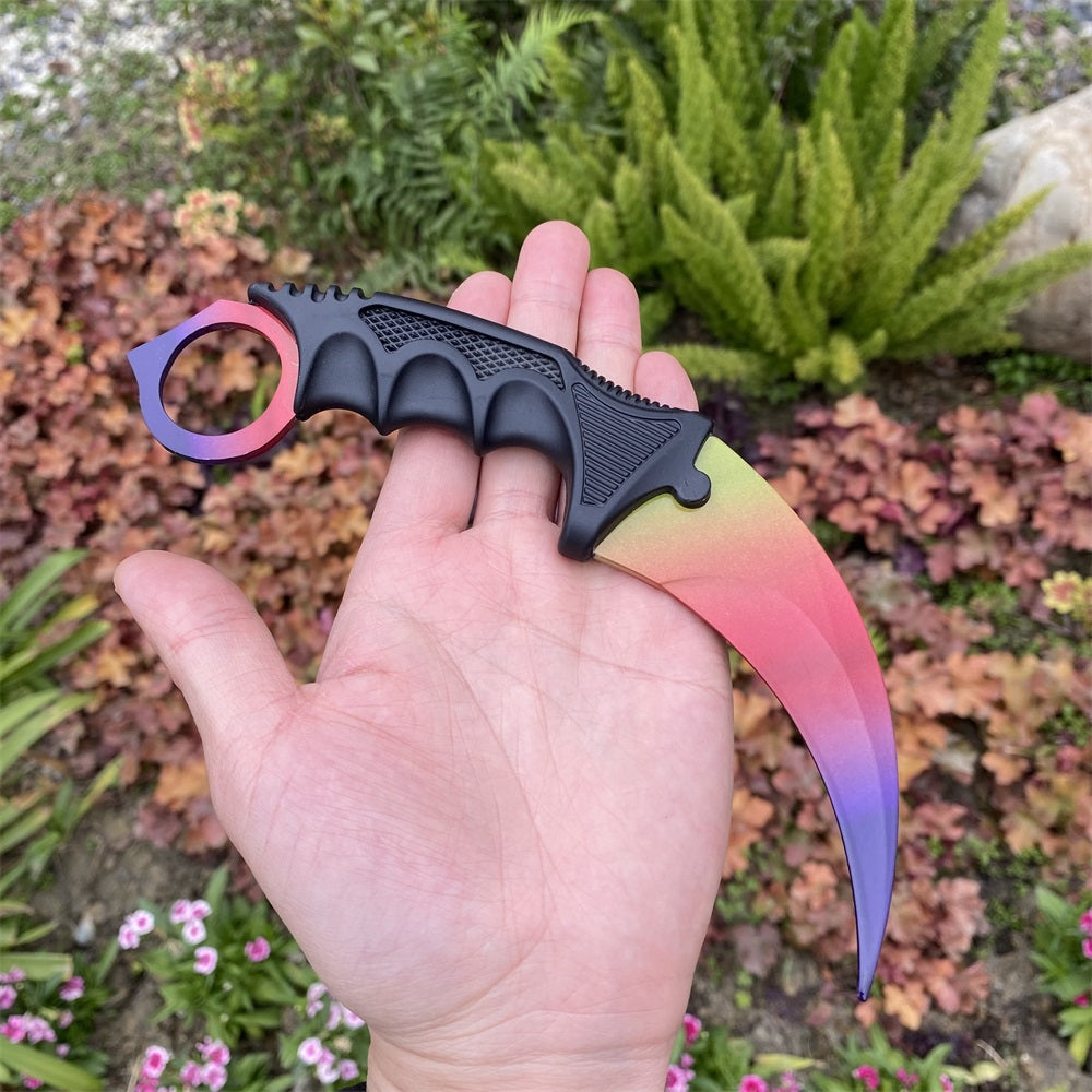 Global Offensive Game Balisong Karambit Blunt Blade Trainer Replica