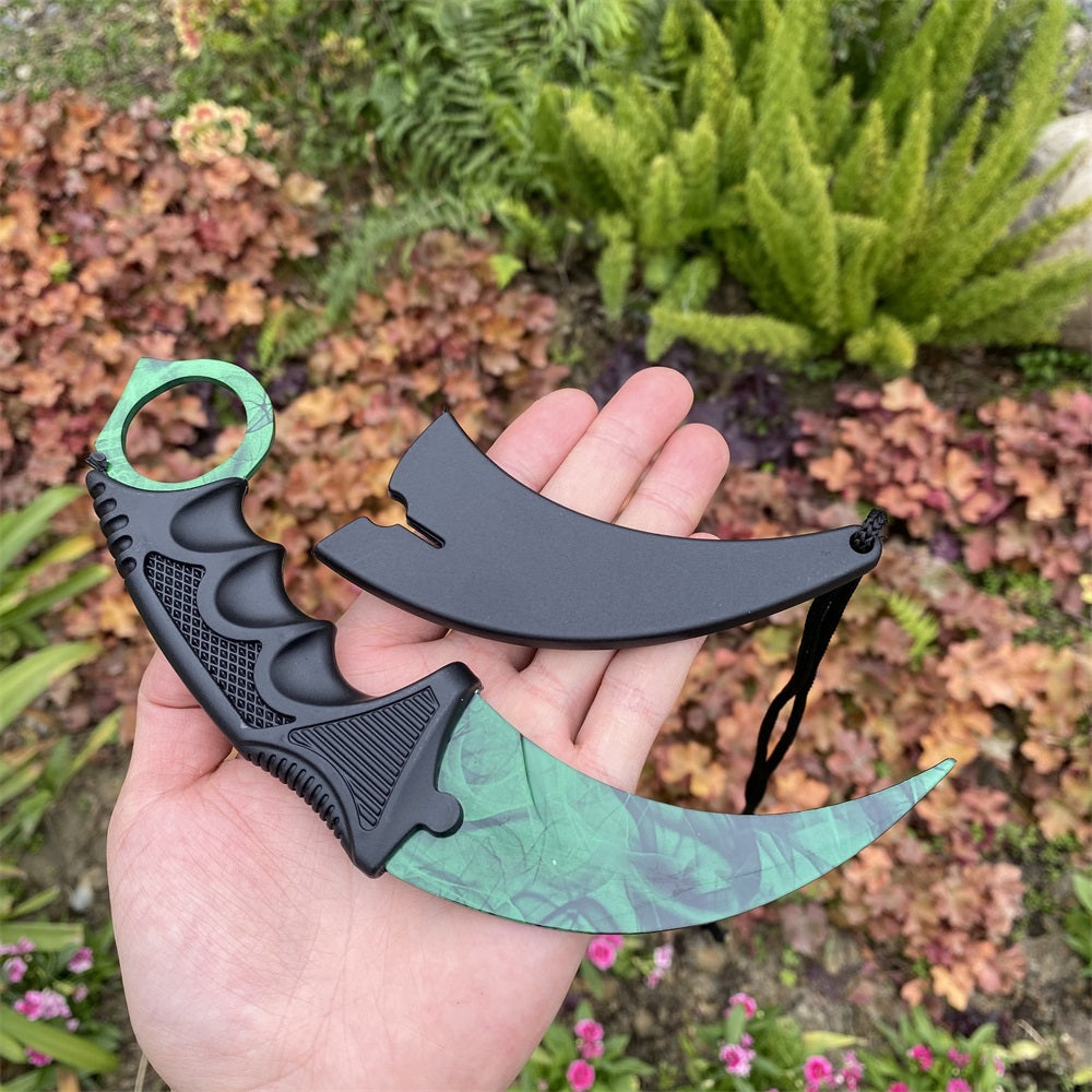 Global Offensive Game Balisong Karambit Blunt Blade Trainer Replica