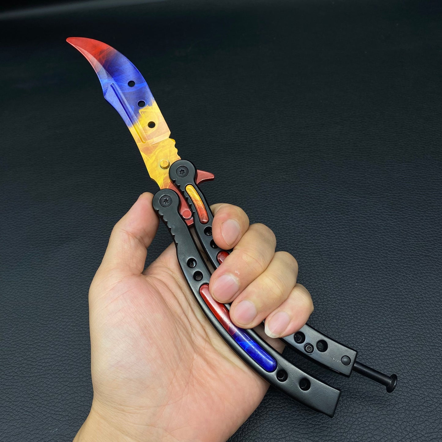 Global Offensive Game Balisong Karambit Blunt Blade Trainer Replica