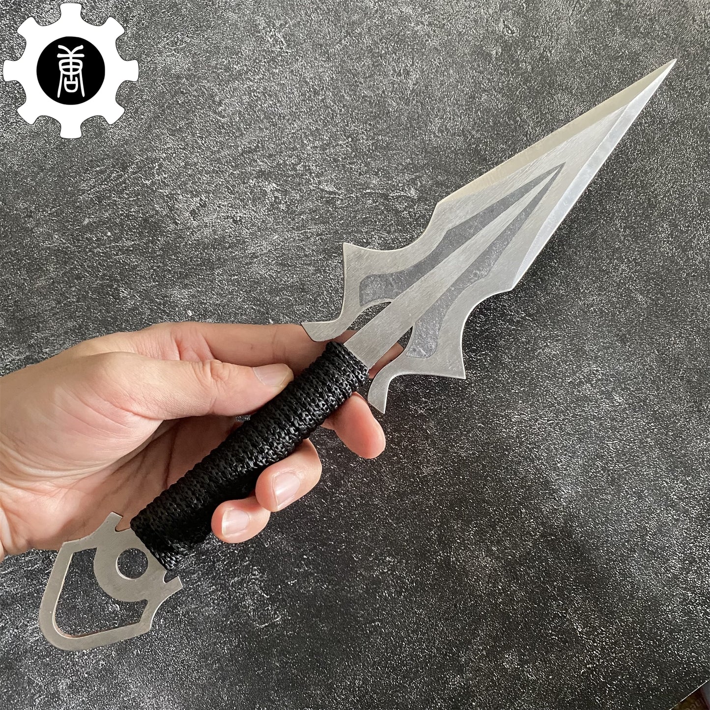 Hand-Forged Steel MK Scorpion Kunai Unboxing Knife