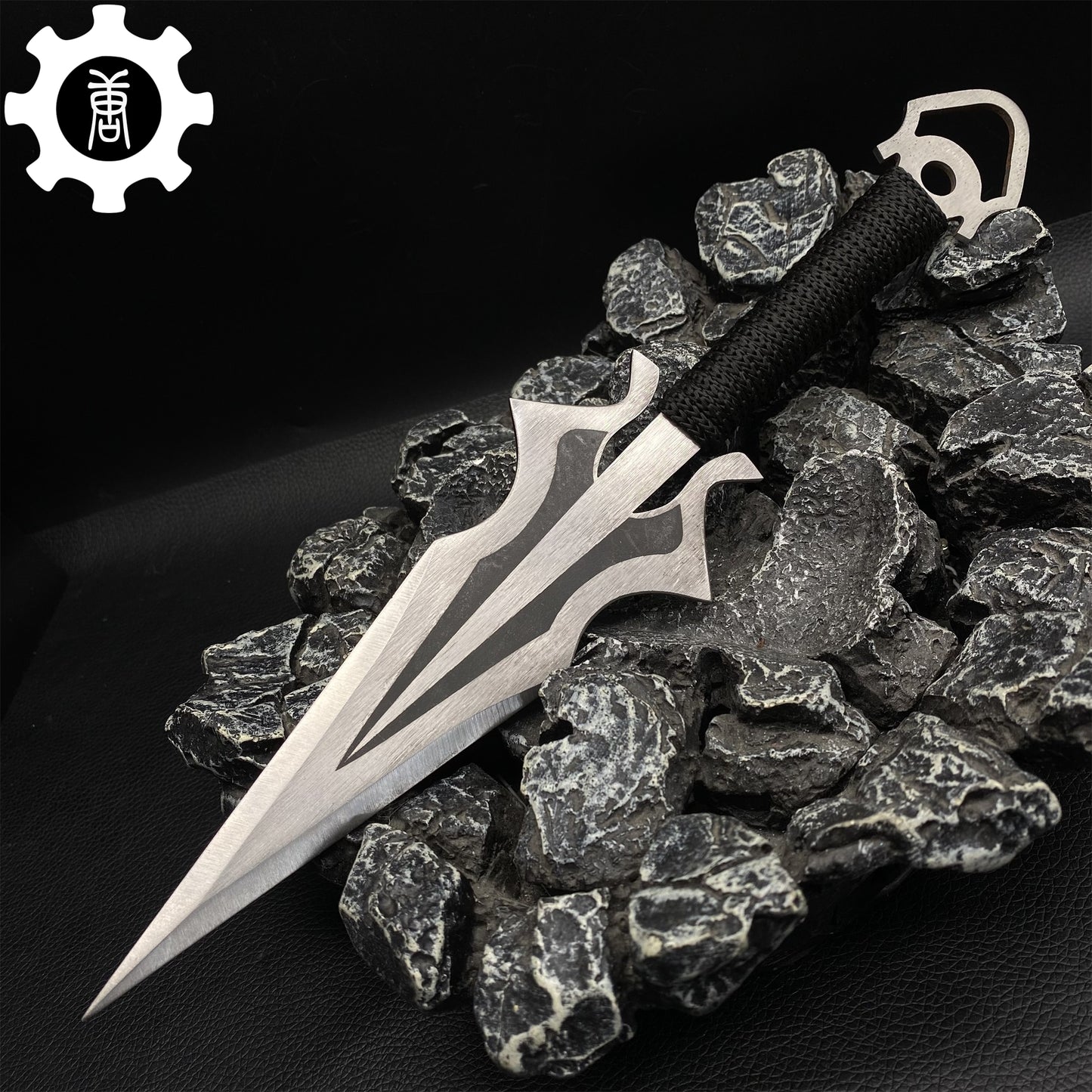 Hand-Forged Steel MK Scorpion Kunai Unboxing Knife