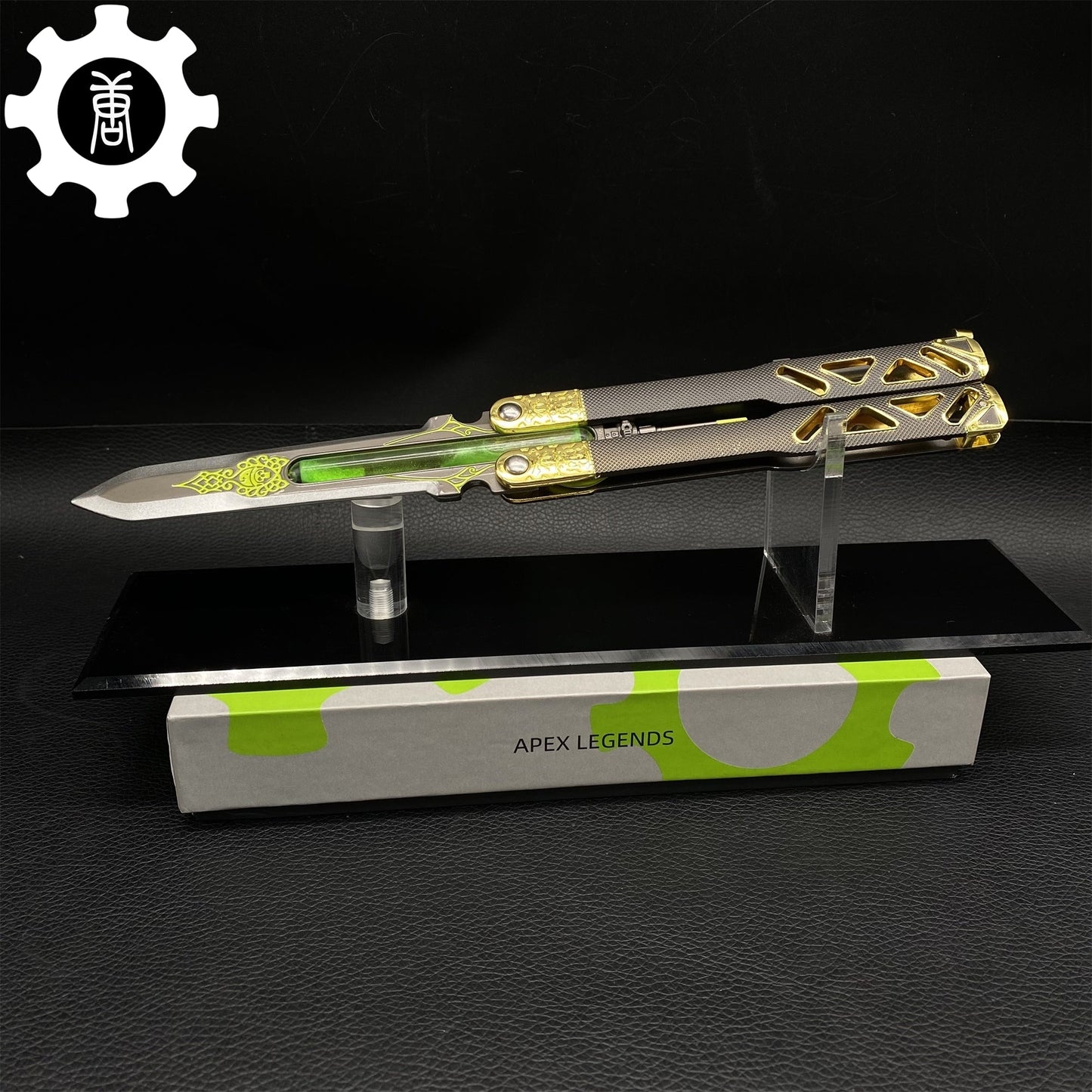 Octane Heirloom V3 Real Liquid Tube Craft Balisong Metal Replica