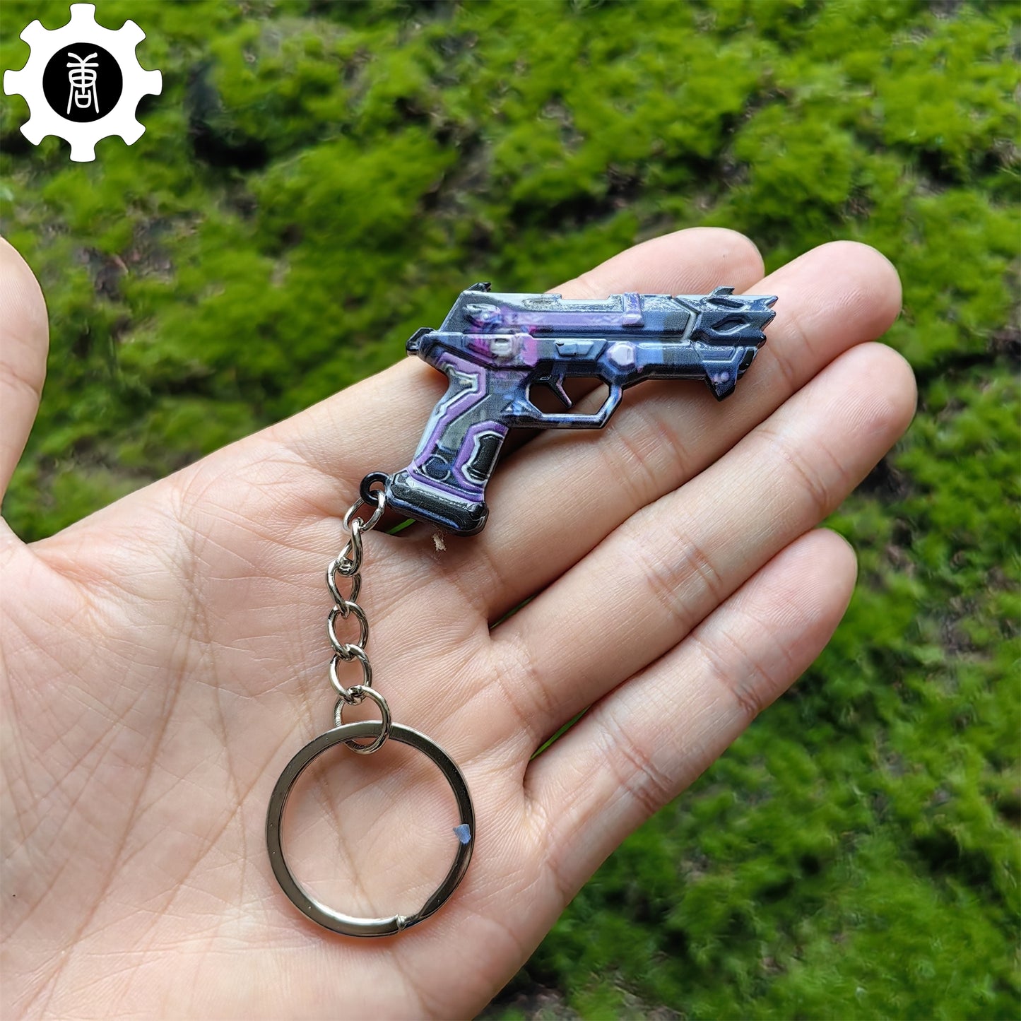 Mini Undercity Classic Gun Metal Keychain