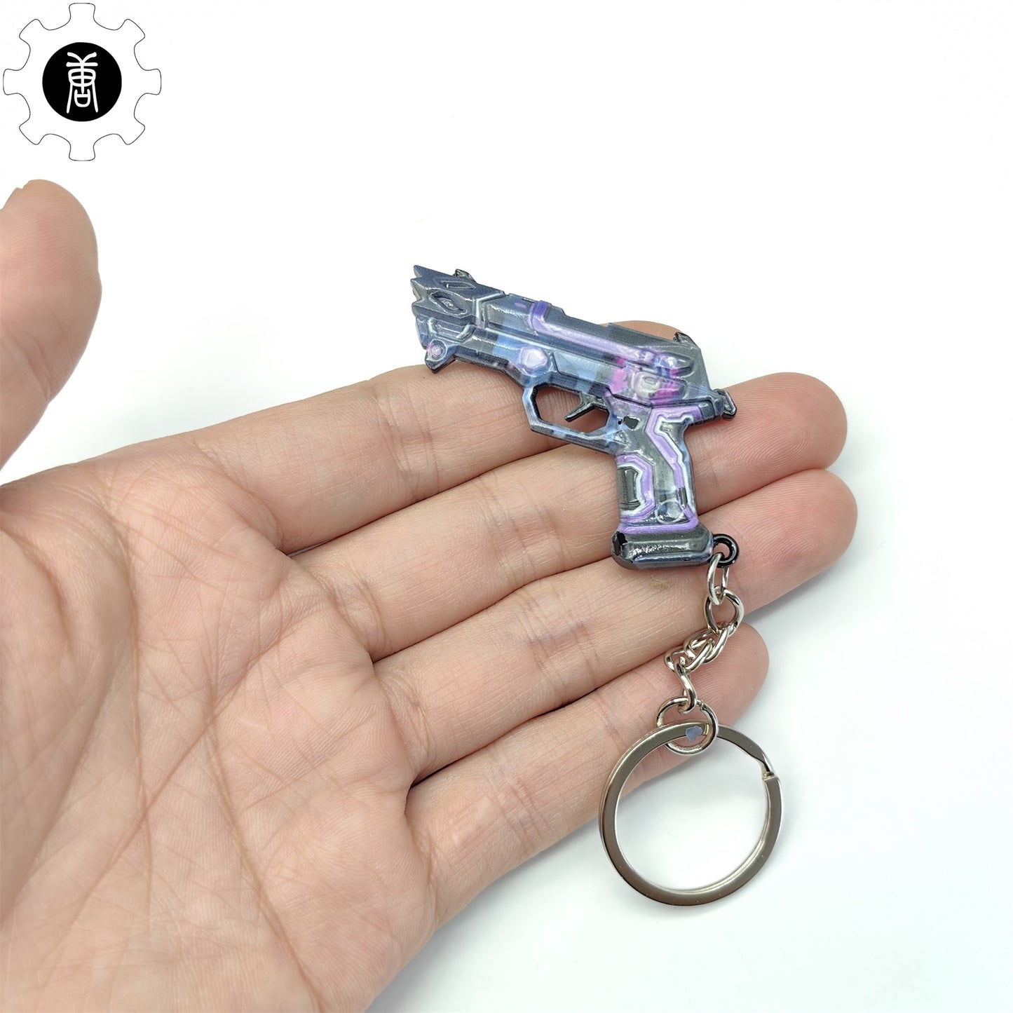 Mini Undercity Classic Gun Metal Keychain