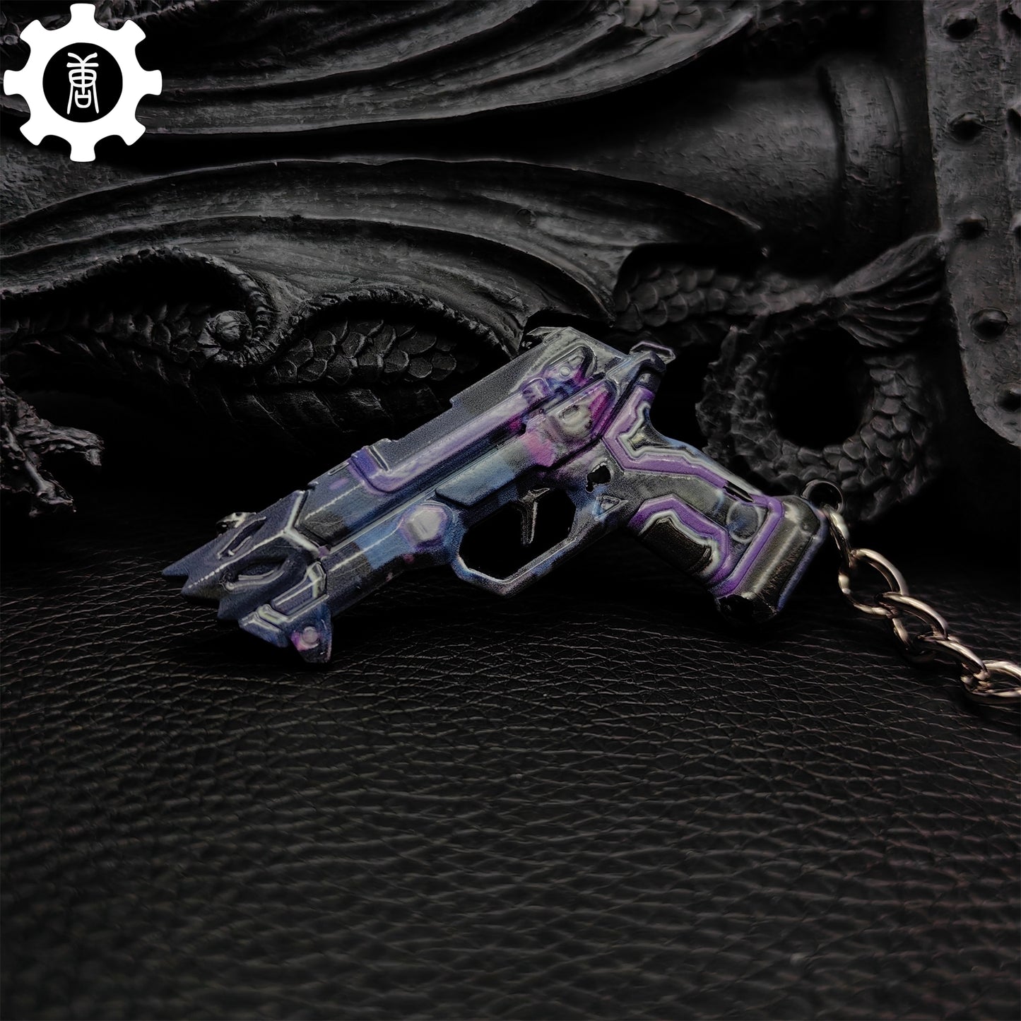 Mini Undercity Classic Gun Metal Keychain