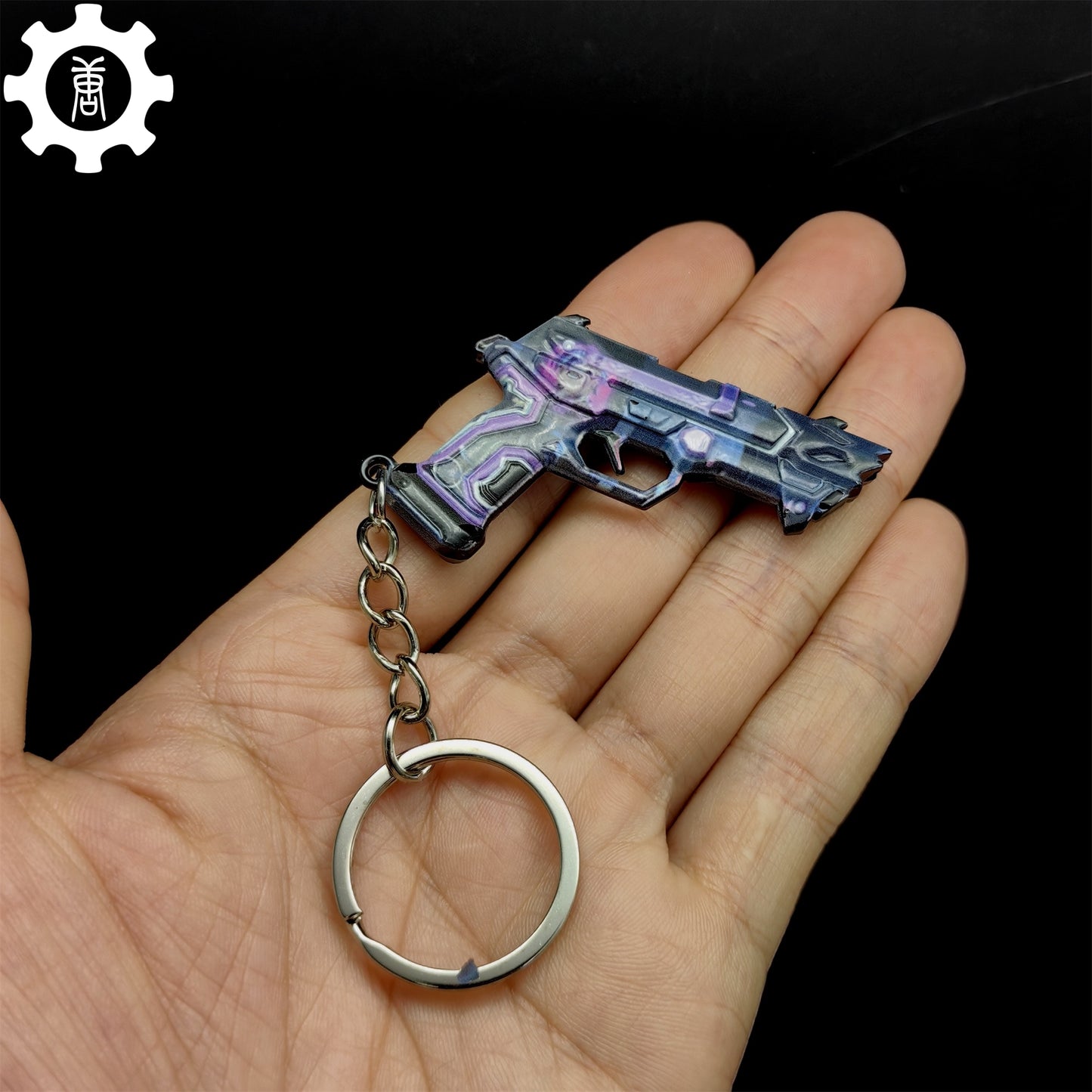 Mini Undercity Classic Gun Metal Keychain